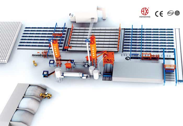 蒸壓加氣(qi)混凝土砌(qi)塊生産線(xiàn) 蒸壓加氣(qi)塊設備