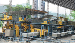 免(miǎn)蒸發泡(pào)砌塊生(shēng)産線